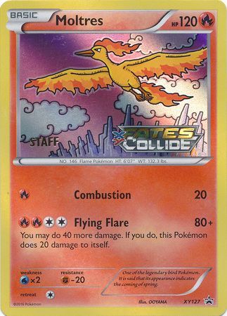 Moltres (XY127) (Staff) [XY: Black Star Promos] | GnG Games