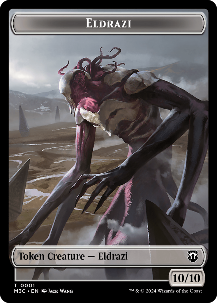 Spirit (Ripple Foil) // Eldrazi Double-Sided Token [Modern Horizons 3 Commander Tokens] | GnG Games