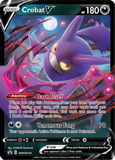 Crobat V (SWSH110) [Sword & Shield: Black Star Promos] | GnG Games