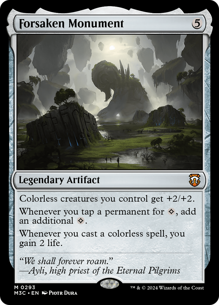 Forsaken Monument (Ripple Foil) [Modern Horizons 3 Commander] | GnG Games