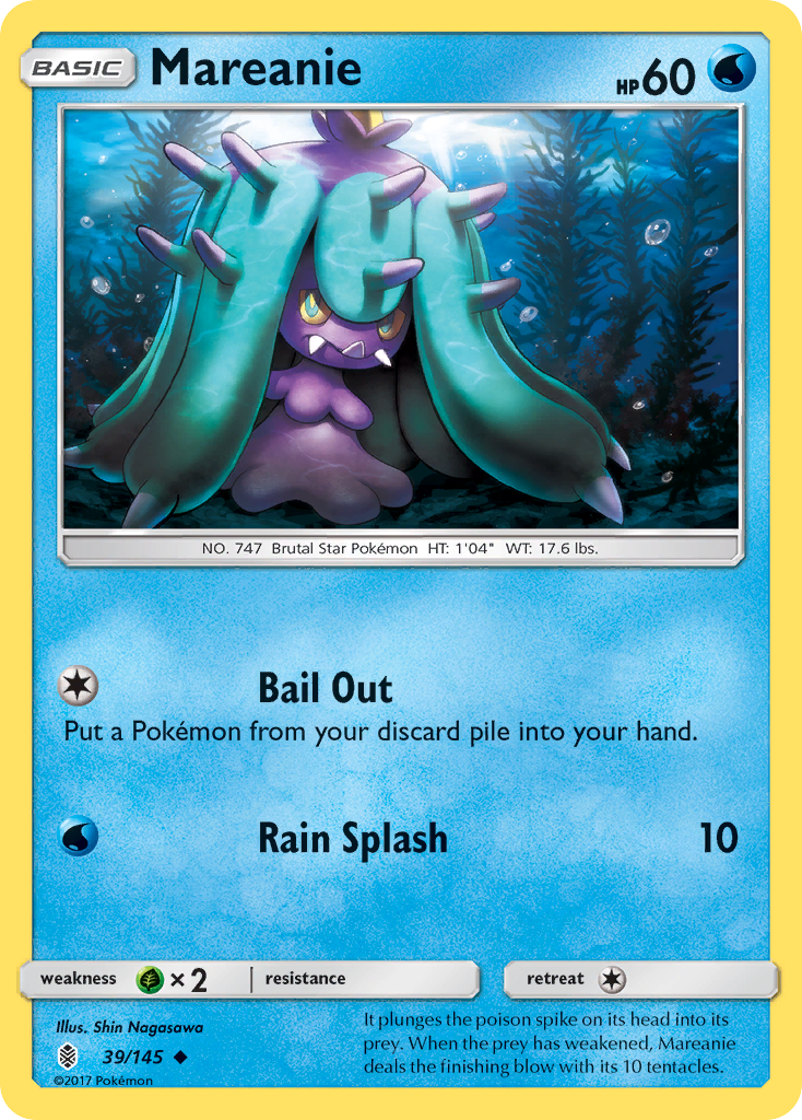 Mareanie (39/145) [Sun & Moon: Guardians Rising] | GnG Games