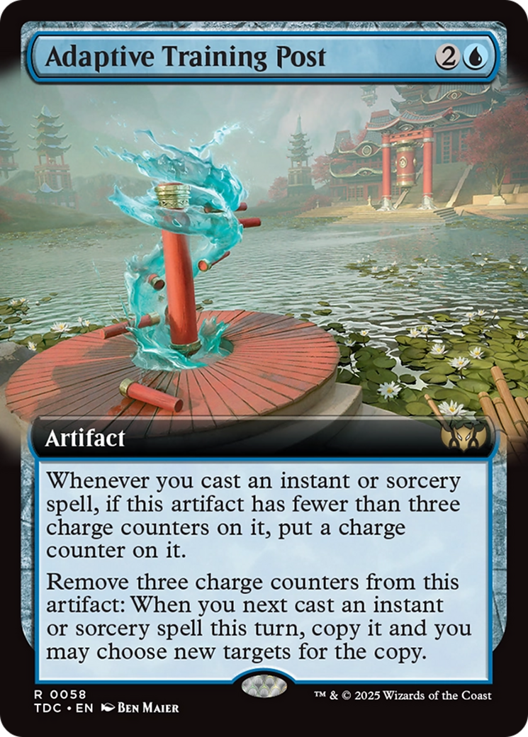 Adaptive Training Post (Extended Art) [Tarkir: Dragonstorm Commander] | GnG Games