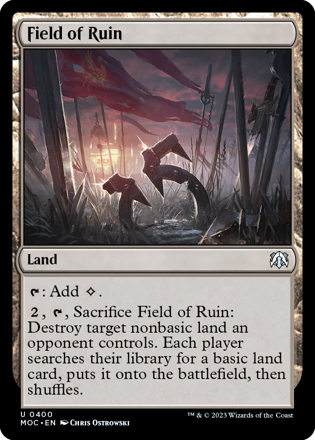 Field of Ruin [March of the Machine Commander] | GnG Games