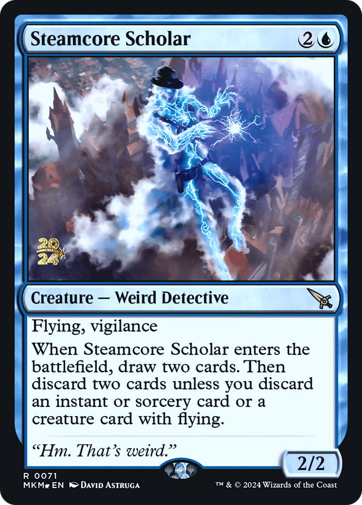 Steamcore Scholar [Murders at Karlov Manor Prerelease Promos] | GnG Games