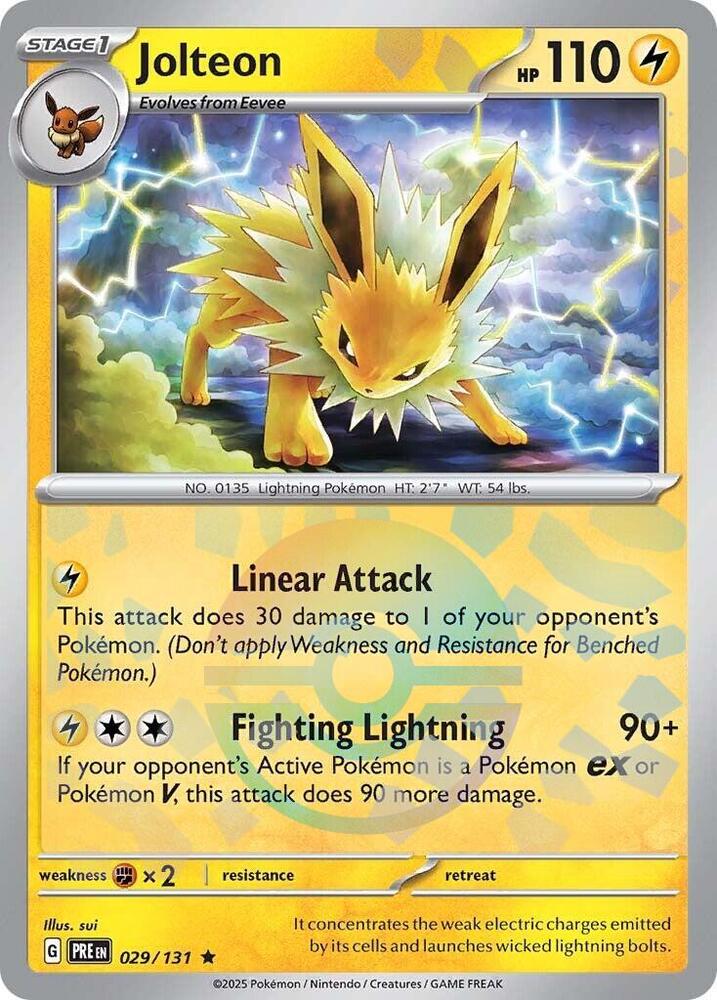 Jolteon (029/131) (Poke Ball Pattern) [Scarlet & Violet: Prismatic Evolutions] | GnG Games