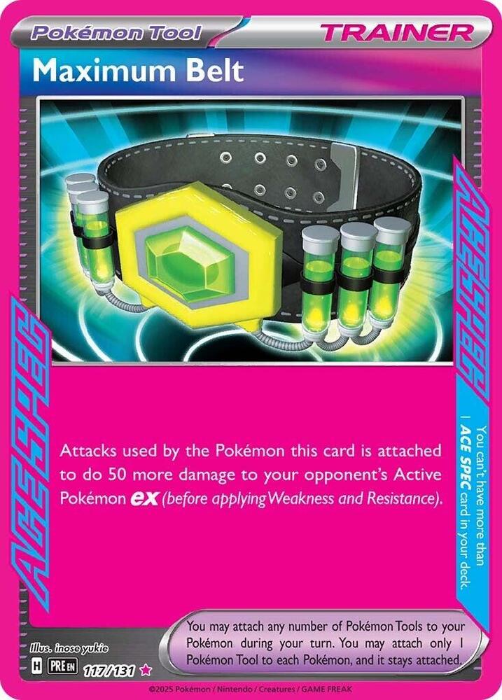 Maximum Belt (117/131) [Scarlet & Violet: Prismatic Evolutions] | GnG Games