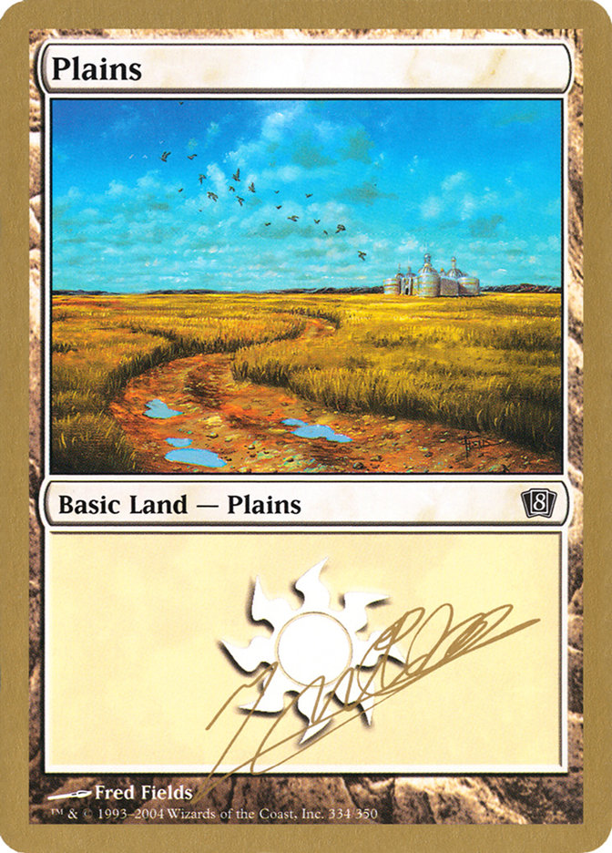 Plains (jn334) (Julien Nuijten) [World Championship Decks 2004] | GnG Games