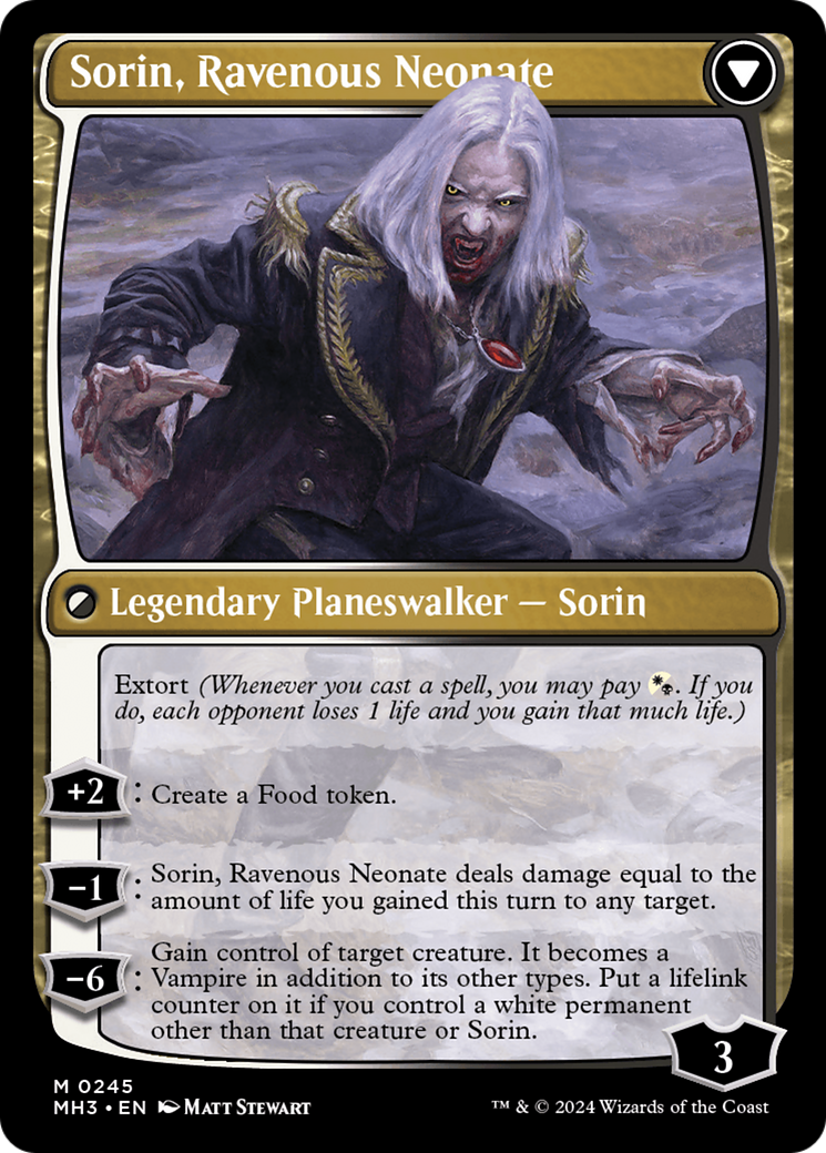 Sorin of House Markov // Sorin, Ravenous Neonate [Modern Horizons 3] | GnG Games