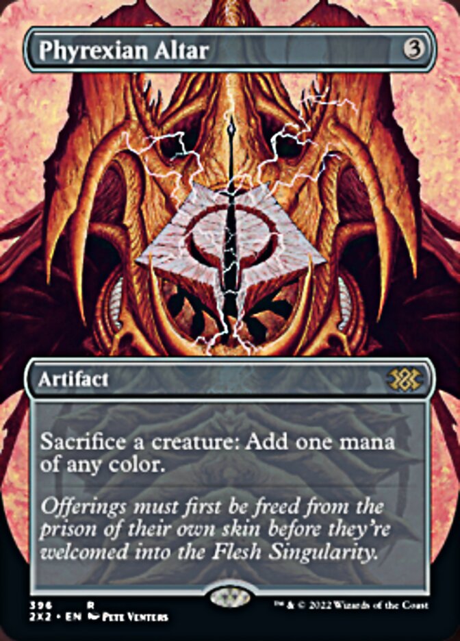Phyrexian Altar (Borderless Alternate Art) [Double Masters 2022] | GnG Games