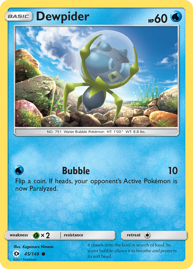 Dewpider (45/149) [Sun & Moon: Base Set] | GnG Games
