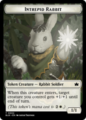 Bat // Intrepid Rabbit Double-Sided Token [Bloomburrow Tokens] | GnG Games