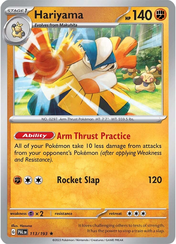 Hariyama (113/193) [Scarlet & Violet: Paldea Evolved] | GnG Games