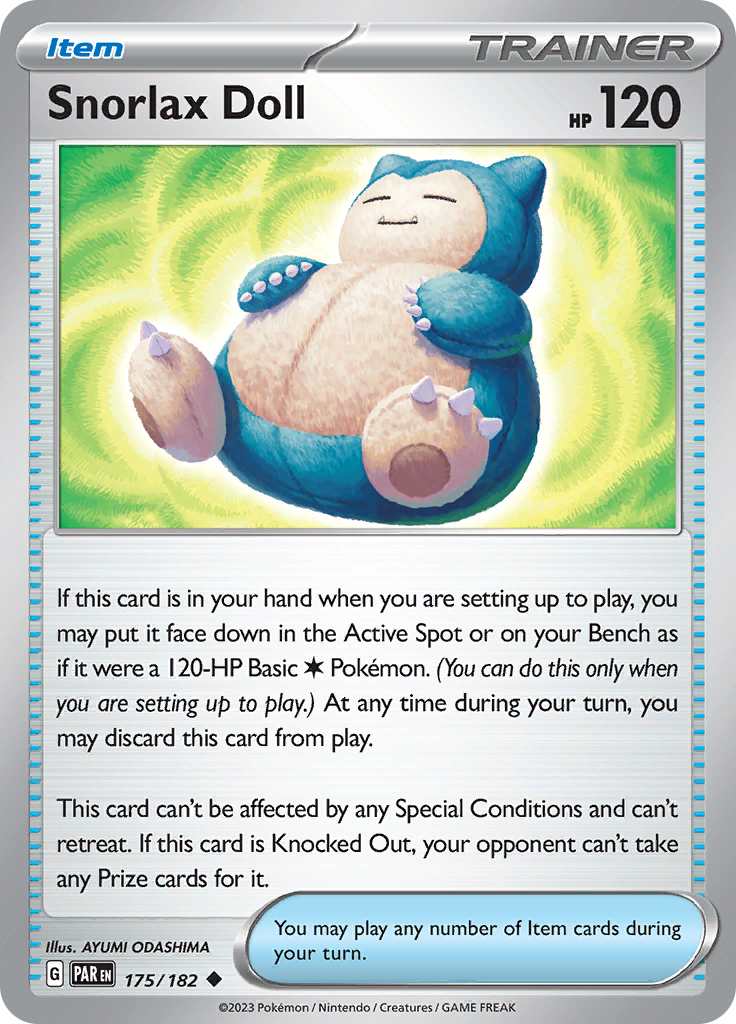 Snorlax Doll (175/182) [Scarlet & Violet: Paradox Rift] | GnG Games