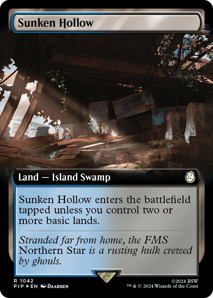 Sunken Hollow (Extended Art) (Surge Foil) [Fallout] | GnG Games