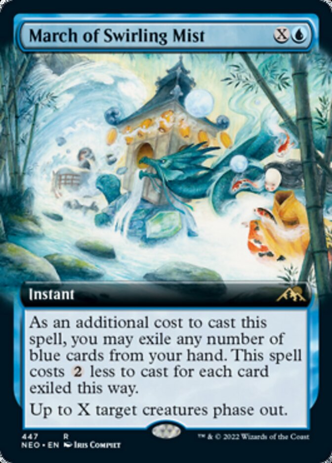 March of Swirling Mist (Extended Art) [Kamigawa: Neon Dynasty] | GnG Games