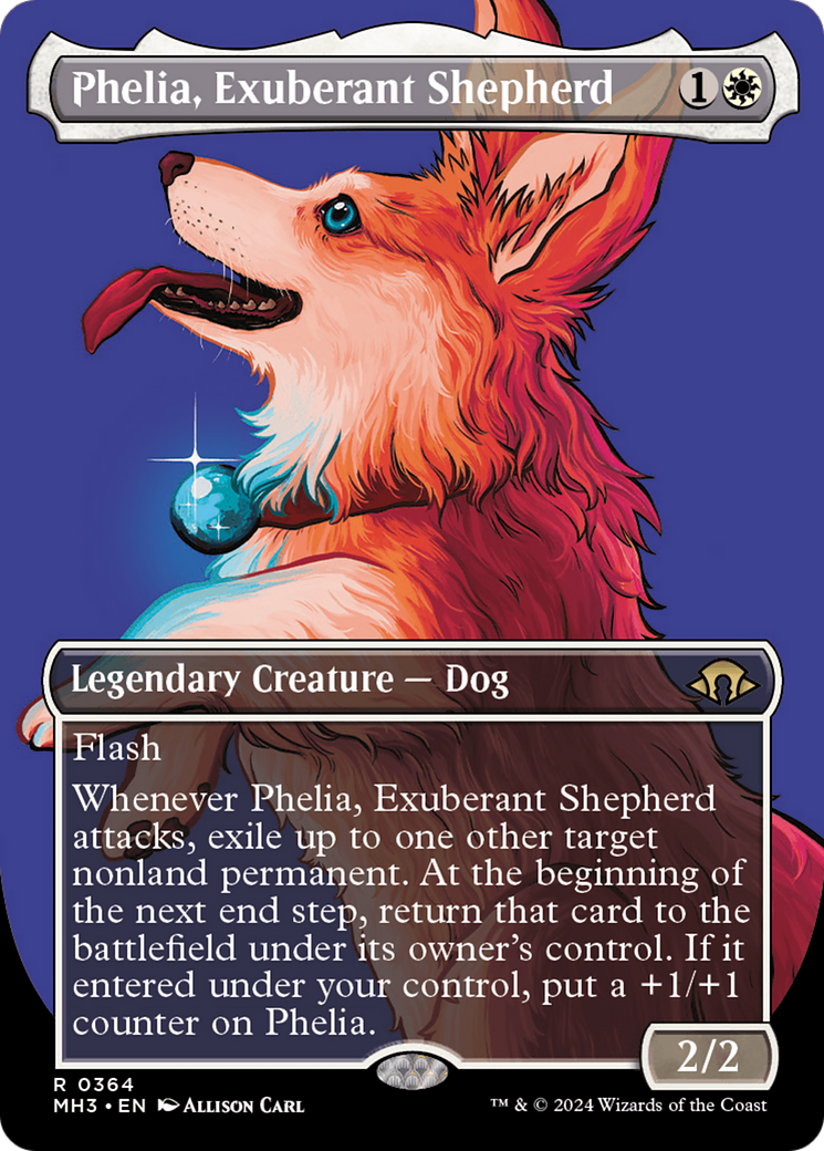 Phelia, Exuberant Shepherd (Borderless) [Modern Horizons 3] | GnG Games