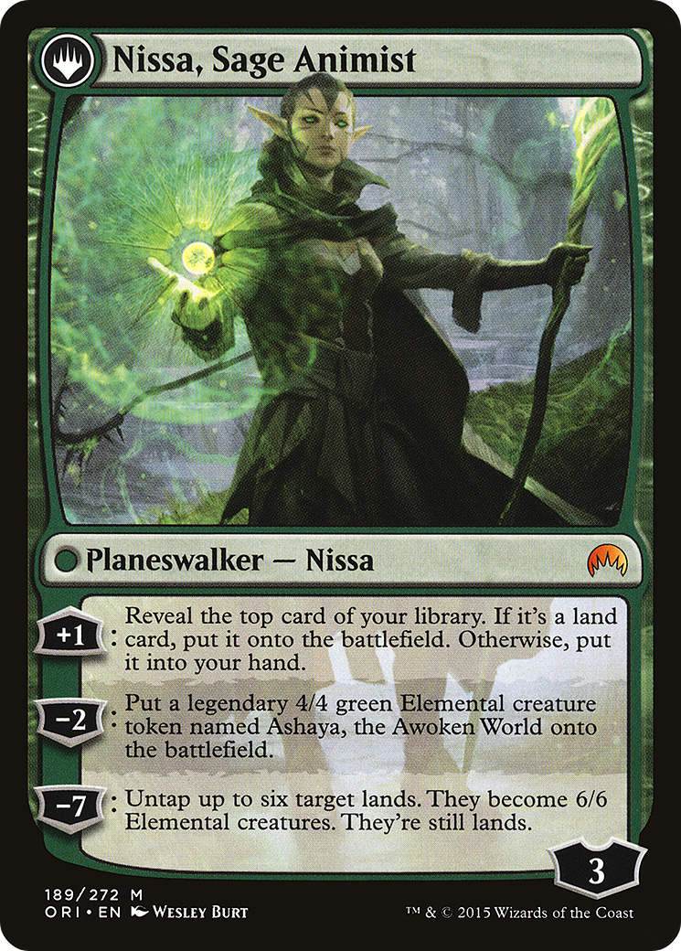 Nissa, Vastwood Seer // Nissa, Sage Animist [Secret Lair: From Cute to Brute] | GnG Games