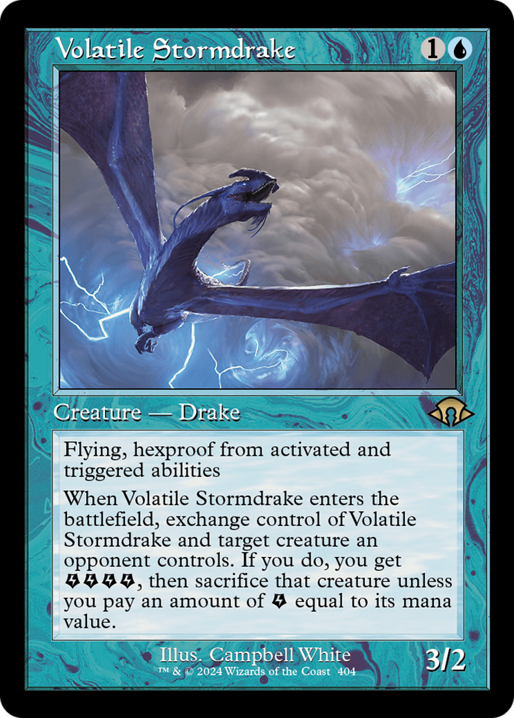 Volatile Stormdrake (Retro) [Modern Horizons 3] | GnG Games