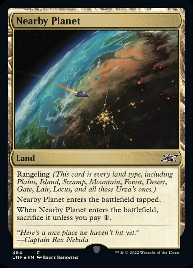 Nearby Planet (Galaxy Foil) [Unfinity] | GnG Games