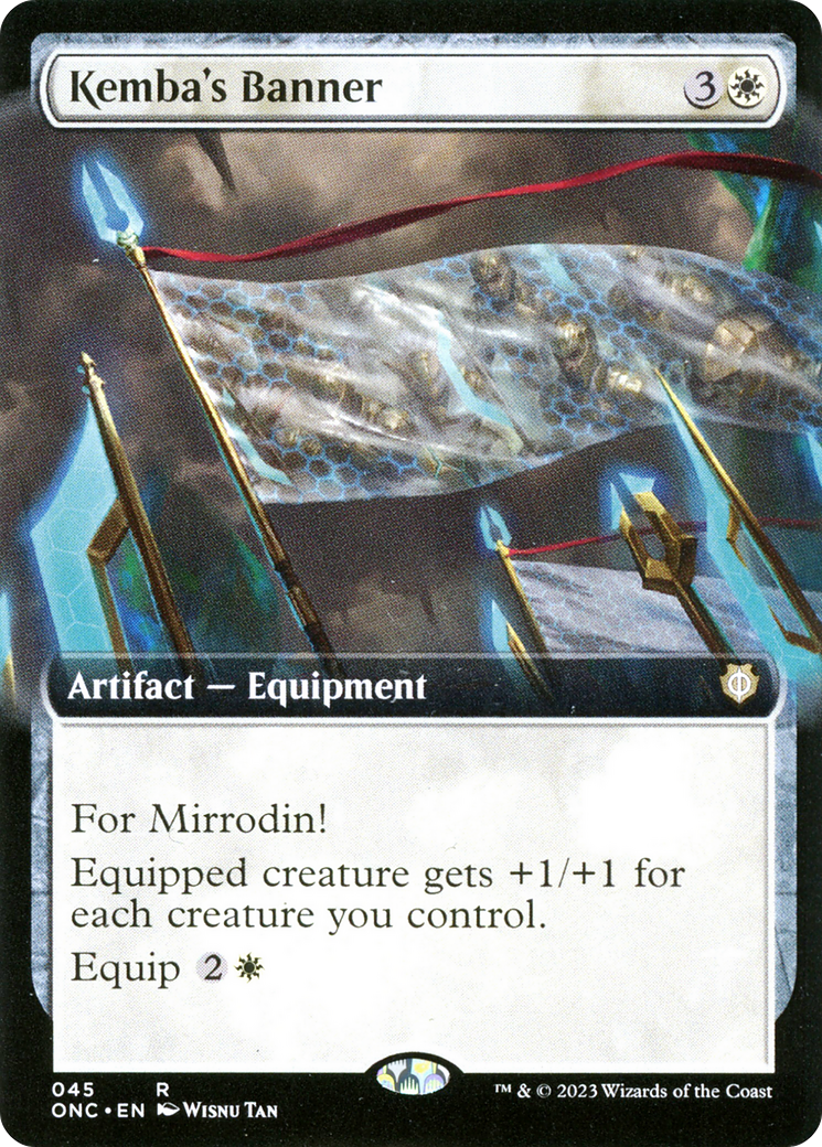 Kemba's Banner (Extended Art) [Phyrexia: All Will Be One Commander] | GnG Games