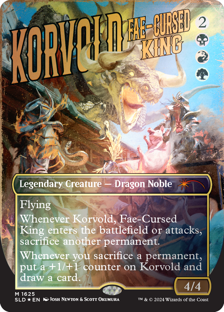 Korvold, Fae-Cursed King (Rainbow Foil) [Secret Lair Drop Series] | GnG Games