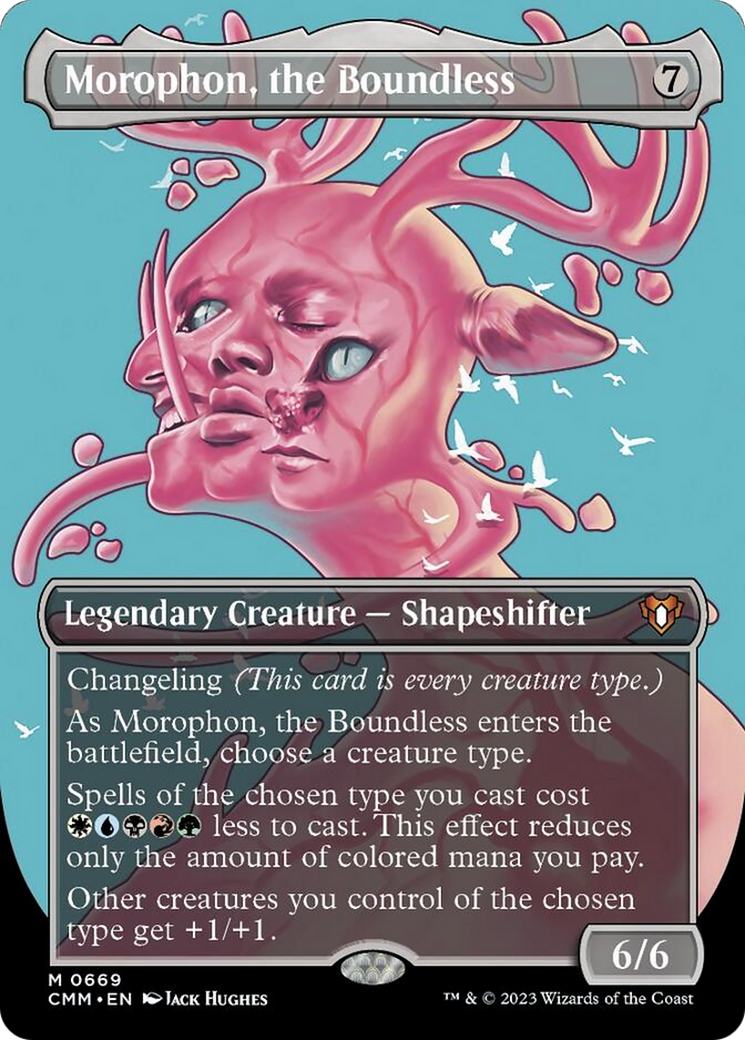 Morophon, the Boundless (Borderless Profile) [Commander Masters] | GnG Games