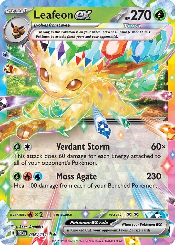 Leafeon ex (006/131) [Scarlet & Violet: Prismatic Evolutions] | GnG Games