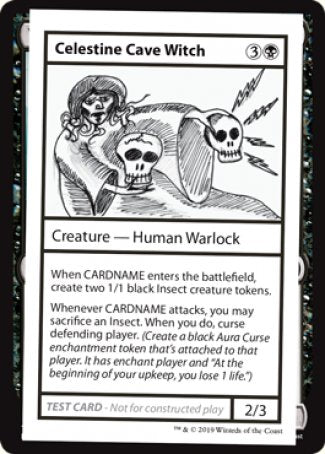 Celestine Cave Witch (2021 Edition) [Mystery Booster Playtest Cards] | GnG Games