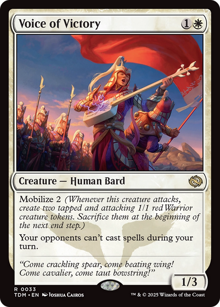 Voice of Victory [Tarkir: Dragonstorm] | GnG Games