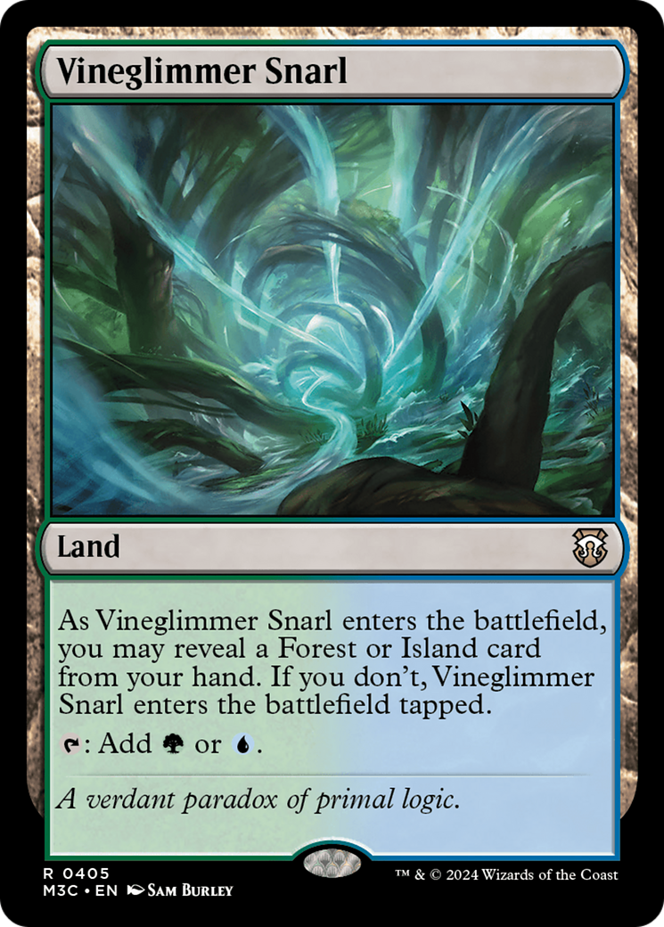 Vineglimmer Snarl (Ripple Foil) [Modern Horizons 3 Commander] | GnG Games