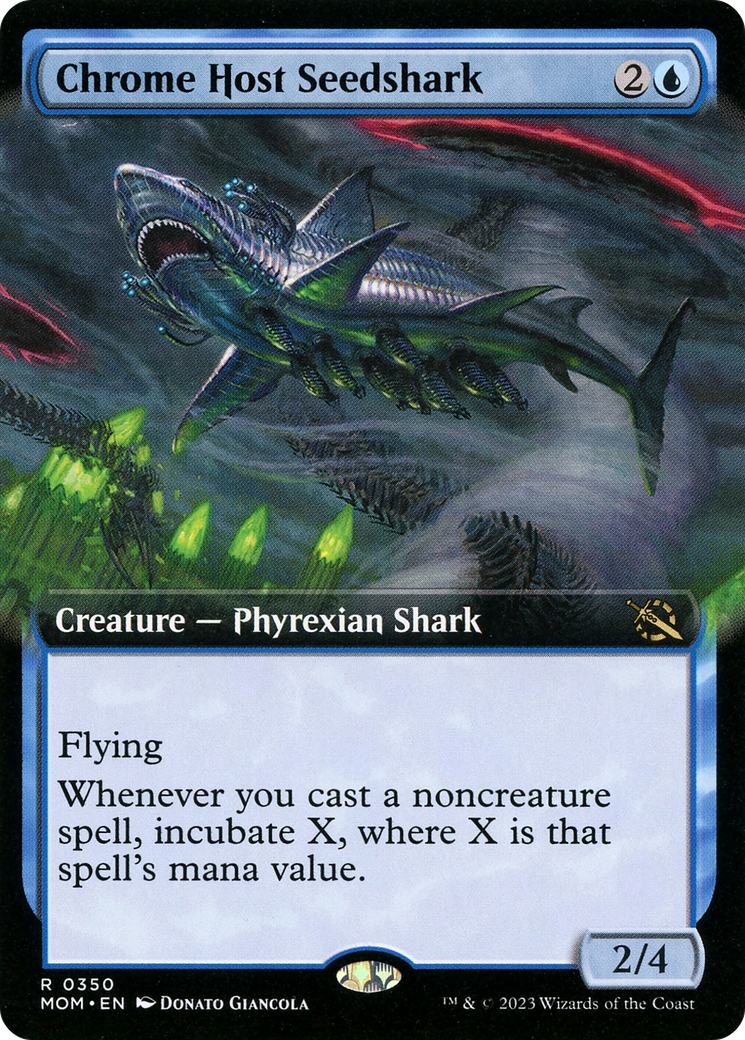Chrome Host Seedshark (Extended Art) [March of the Machine] | GnG Games