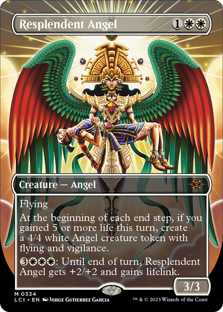 Resplendent Angel (Borderless) [The Lost Caverns of Ixalan] | GnG Games