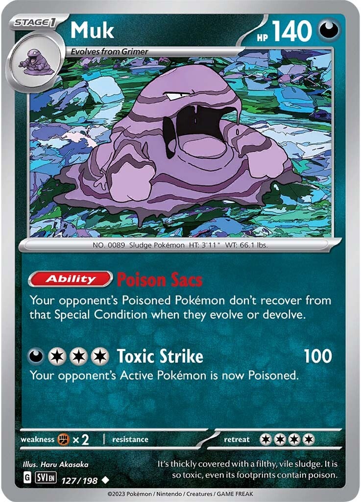 Muk (127/198) [Scarlet & Violet: Base Set] | GnG Games