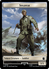 Soldier // Mark of the Rani Double-Sided Token [Doctor Who Tokens] | GnG Games