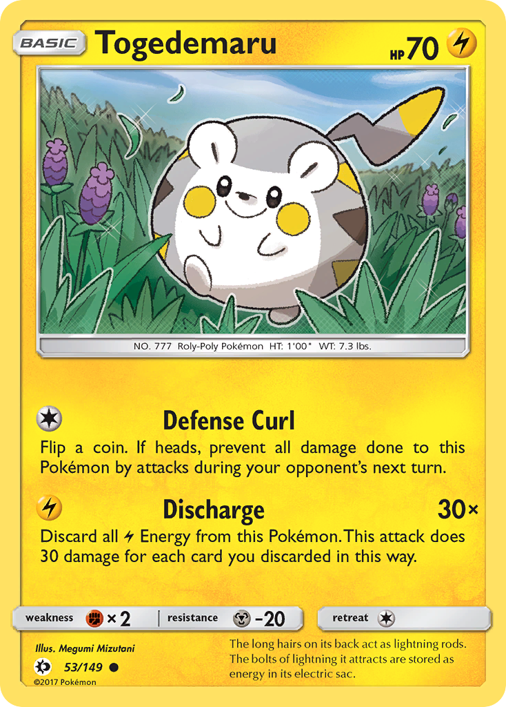 Togedemaru (53/149) [Sun & Moon: Base Set] | GnG Games