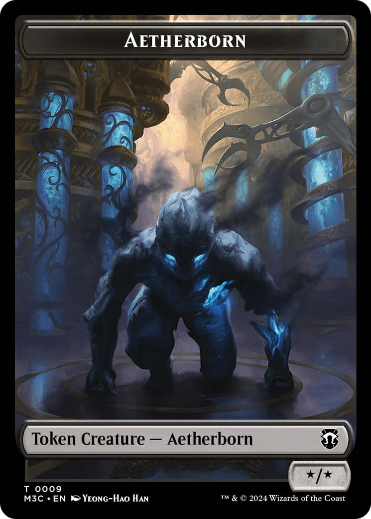 Aetherborn // Servo Double-Sided Token [Modern Horizons 3 Commander Tokens] | GnG Games