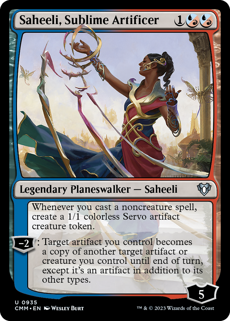 Saheeli, Sublime Artificer [Commander Masters] | GnG Games