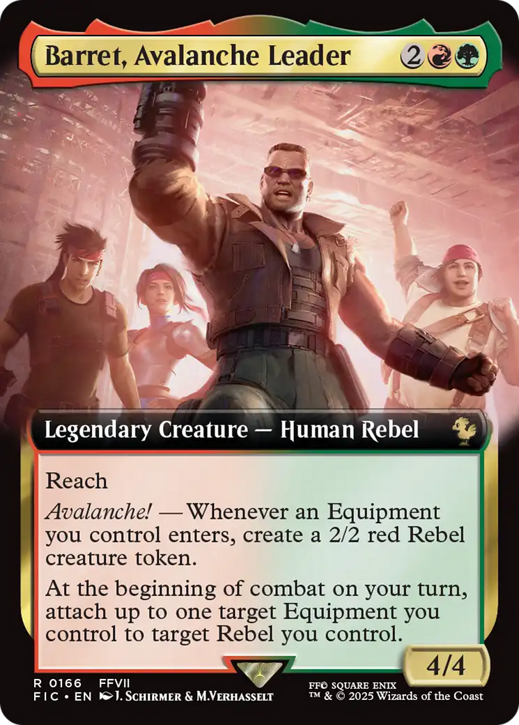 Barret, Avalanche Leader (Extended Art) [FINAL FANTASY Commander] | GnG Games