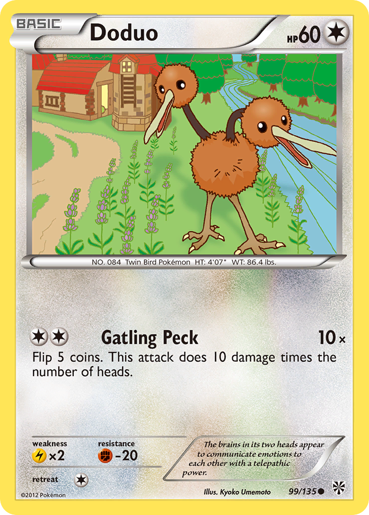 Doduo (99/135) [Black & White: Plasma Storm] | GnG Games