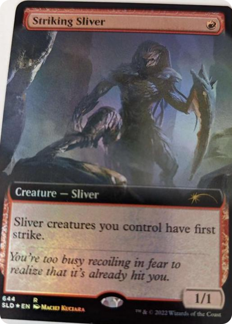 Striking Sliver (Extended Art) [Secret Lair Drop Series] | GnG Games