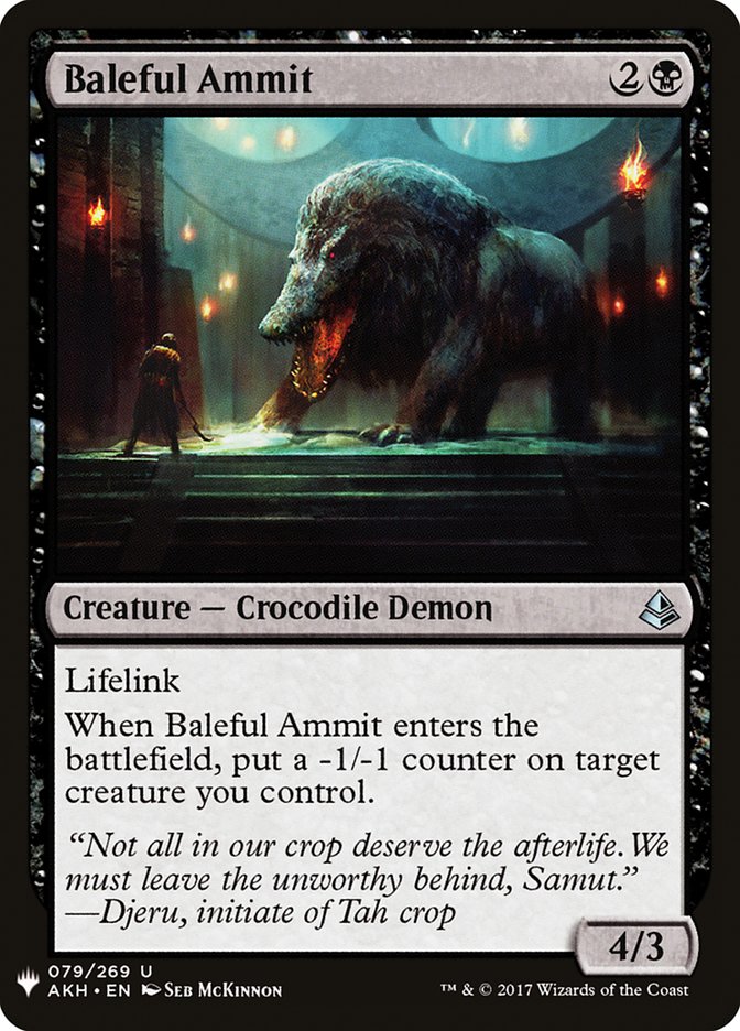 Baleful Ammit [Mystery Booster] | GnG Games