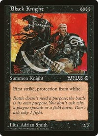 Black Knight (Oversized) [Oversize Cards] | GnG Games