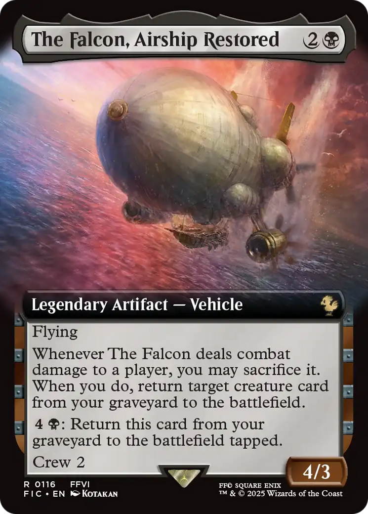 The Falcon, Airship Restored (Extended Art) [FINAL FANTASY Commander] | GnG Games
