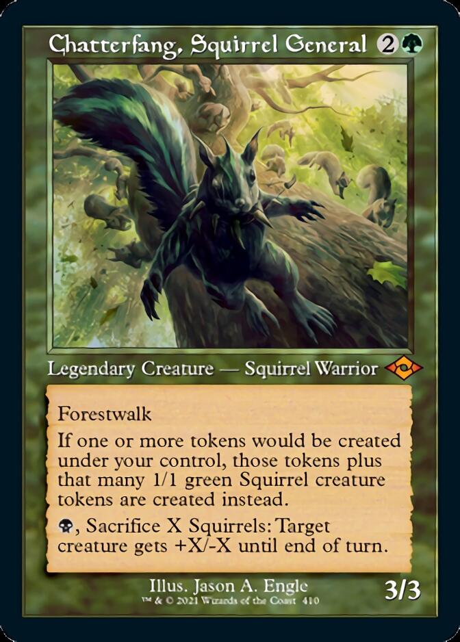 Chatterfang, Squirrel General (Retro Foil Etched) [Modern Horizons 2] | GnG Games