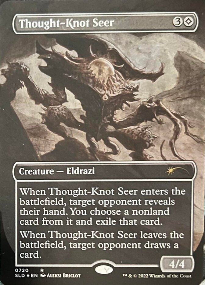 Thought-Knot Seer (720) (Borderless) [Secret Lair Drop Promos] | GnG Games