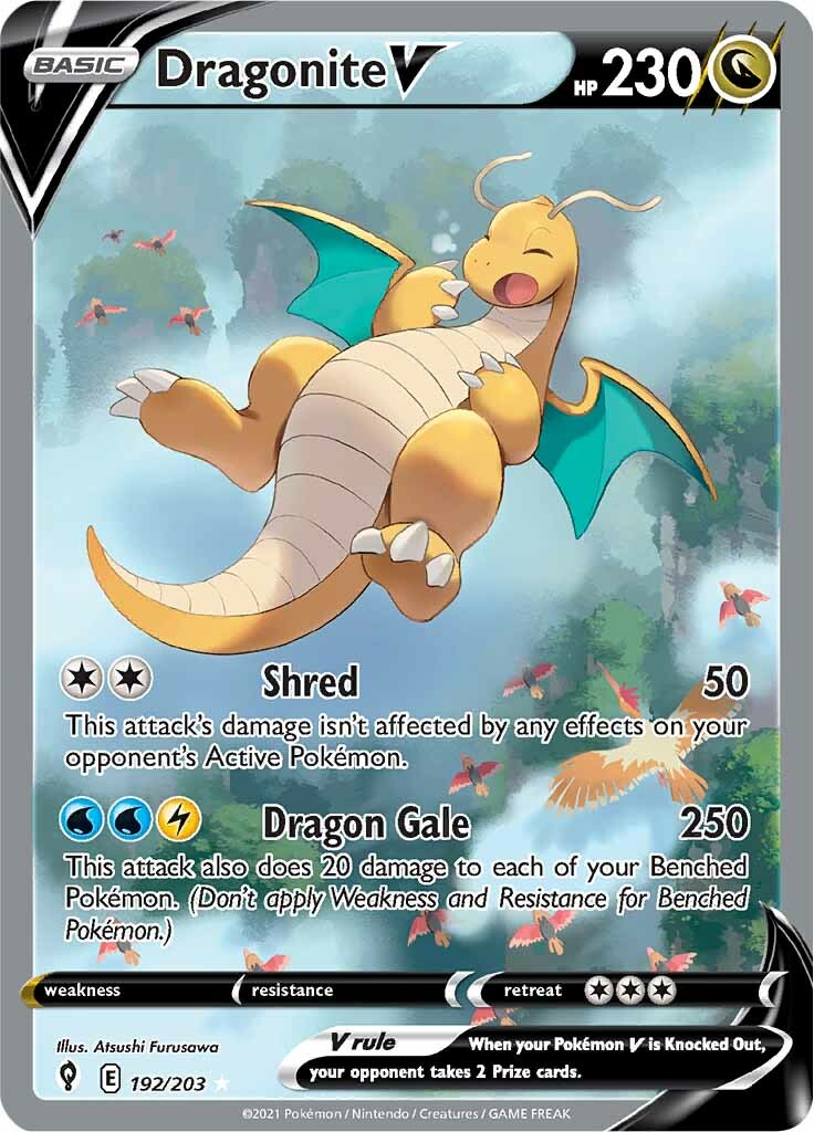 Dragonite V (192/203) [Sword & Shield: Evolving Skies] | GnG Games