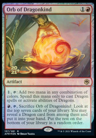 Orb of Dragonkind [Dungeons & Dragons: Adventures in the Forgotten Realms Prerelease Promos] | GnG Games