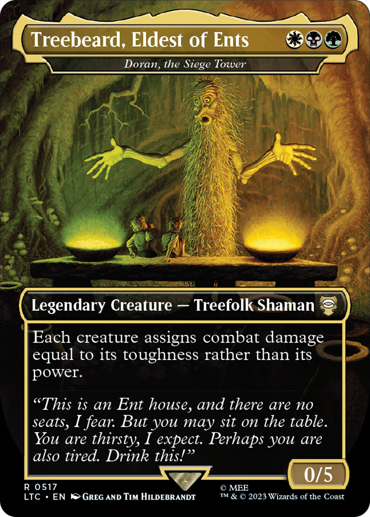 Treebeard, Eldest of Ents - Doran, the Siege Tower (Borderless) [The Lord of the Rings: Tales of Middle-Earth Commander] | GnG Games