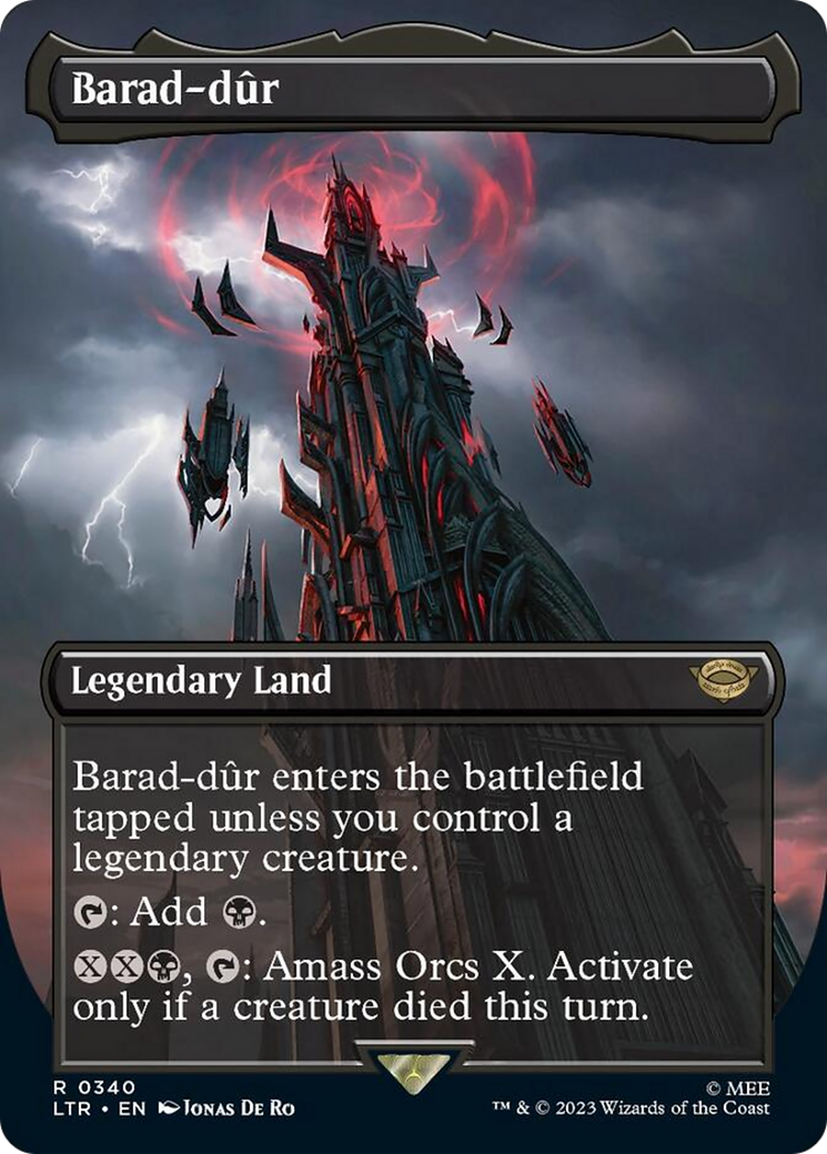 Barad-dur (Borderless Alternate Art) (340) [The Lord of the Rings: Tales of Middle-Earth] | GnG Games