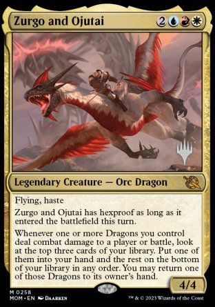 Zurgo and Ojutai (Promo Pack) [March of the Machine Promos] | GnG Games